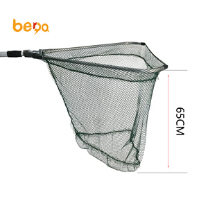 Red de pesca plegable de aluminio, segura para atrapar peces o liberar Red de aterrizaje de peces - Product Image 1