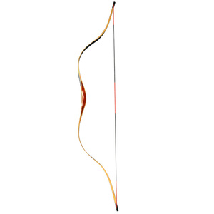 Arc long de chasse en bois de carthame de 55 pouces, arc recurvé <span class=keywords><strong>traditionnel</strong></span> pour la chasse - Product Image 1