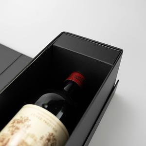 <span class=keywords><strong>Precio</strong></span> de fábrica, <span class=keywords><strong>caja</strong></span> de vino tinto plegable creativa, embalaje plegable en relieve para té, Vodka, soda, Tequila, ahorro de espacio para almacenamiento - Product Image 4