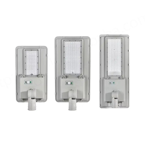 Cuerpo de aluminio 100/200/300W Luz de calle solar LED impermeable Clasificación IP67 Carreteras certificadas ROHS Uso en jardín 6000K Luz diurna 3 años - Product Image 1