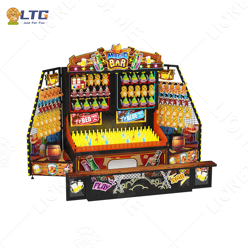 LTG Indoor Latest Carnival Games Skill Game Ring Toss Bottle Game Light Sound Combination For Kids Adults In FEC