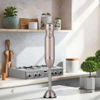 Mixeur Plongeant Portable Mini 5-en-1 : Robot Culinaire, Hachoir et Fouet pour Aliments Bébé, Smoothies et Essentiels de Cuisine