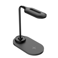 Meilleure vente ambiance d'affaires chevet 15W chargeur sans fil USB led table étude lire lampe de bureau
