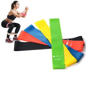 Accesorios de yoga Fitness entrenamiento goma ejercicio deportes Fitn ejercicio elástico bucle fuerza logotipo personalizado bandas de resistencia 5 piezas conjunto - Product Image 1