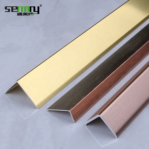 Perfil de <span class=keywords><strong>Aluminio</strong></span> en Forma de L para Esquinas, Moldura de Esquina para Azulejos de Cerámica, Perfil en L de <span class=keywords><strong>Aluminio</strong></span> - Product Image 1