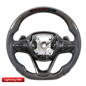 Volante <span class=keywords><strong>Deportivo</strong></span> de Fibra de Carbono Real con Control por Aplicación y LED de Velocidad/RPM para <span class=keywords><strong>BMW</strong></span> <span class=keywords><strong>I8</strong></span>, <span class=keywords><strong>Precio</strong></span> de Fábrica - Product Image 1