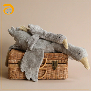 Couverture de sécurité personnalisée en forme d'ours d'oie, couette douce pour bébés avec animal en peluche pour nouveau-nés et tout-petits - Product Image 3