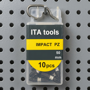 Embouts Pozidriv à percussion ITA Tools 1/4\" 50 mmL avec gaine colorée, fabriqués à Taïwan pour la réparation - Product Image 1