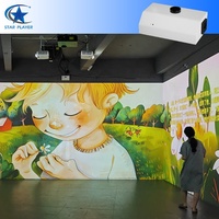STAR PLAYER Logiciel de projection murale interactive holographique 3D à 360 degrés, éducation complète, résolution 1024x768, Windows/Android