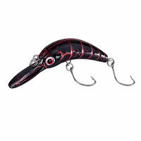 Leurre de pêche artificiel ultra-léger courbé à coulée lente, 7 couleurs, 5 cm, 2,5 g, pour truite, perche, eau salée, bar