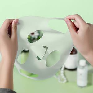 Masque facial hydratant en silicone réutilisable personnalisé OEM/ODM, prévient l'évaporation, support de masque, outil de beauté, couvre-masque - Product Image 5