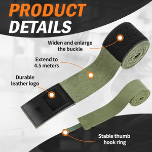 <span class=keywords><strong>Bandage</strong></span> de <span class=keywords><strong>boxe</strong></span> professionnel personnalisé de 3m/5m pour Kickboxing Muay Thai MMA bandages de mains pour le karaté - Product Image 3