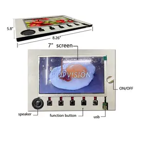 Individuation 7 inch lcd video module tft screen for digital book video playing