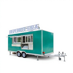 Remorque mobile en fibre de verre à prix de gros de Chine, avec cadre en aluminium et acier inoxydable, résistante à la rouille, idéale pour la vente de bonbons et de snacks - Product Image 1