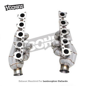 ท่อไอเสียโดยตรงสำหรับ lambสัญลักษณ์ Gallardo 5.0L 2004-2007ซูเปอร์สปอร์ต x ท่อข้างหลัง5ถึง1ป้องกันความร้อนท่ออ่อน - Product Image 4