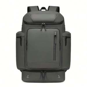 Customized Large-Capacity Waterproof Multi-Layer Business Travel Laptop Backpack Zipper Expandable Computer Bag Oxford Sports - Product Image 4