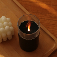 Humidificateur de diffuseur d'arômes de flamme d'huile personnalisé Parfum d'ambiance de feu 3d pour la maison