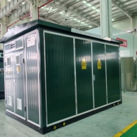 Armoire de Commutation Extérieure Haute Tension 10kV en Métal, Type Boîtier Compact pour Poste de Transformation, Isolation à l'Air IP53, Tableau de Commutation 2500A
