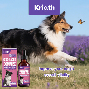 อาหารเสริมคอลลาเจนสำหรับสุนัข 5X ขนาด 60 มล. ช่วยเพิ่มความยืดหยุ่นของข้อต่อ เสริมสร้างความแข็งแรงของกระดูก บำรุงผิวหนังและขน ผลิตโดยผู้ผลิตโดยตรง ขายดี รับผลิตแบบ OEM - Product Image 6