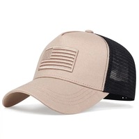 Mujeres Hombres EE. UU. Bandera Malla Gorra de béisbol Moda Hombre Mujer Transpirable Snapback Sombreros Unisex Trucker Sombreros Gorra Nuevo