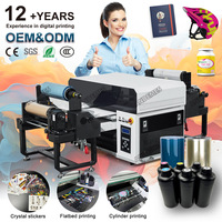 Printer UV DTF 3060 Laris Manis, Printer Roll to Roll UV A3 dengan Head XP600, Printer UV Flatbed 30cm A2