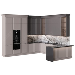 <strong>Free</strong> <strong>Standing</strong> Modern Flat Pack Fitted Complete <strong>Kitchen</strong> <strong>Units</strong> and Cabinets Ready to Assemble <strong>Kitchen</strong> Cabinets - Product Image 1