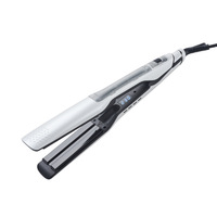 Professional Steam Hair Straightener with 14 Temperature Settings & LCD Display, Ceramic Flat Iron for Salon & Home Use