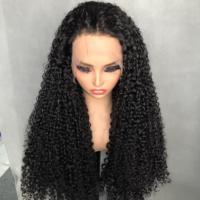 Perruque brésilienne 100 % cheveux humains, la plus vendue, super double drawn, boucles pixie, densité maximale, perruque frontale HD 13x4 pour femmes