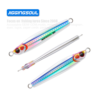 JIGGINGSOUL-RTS312-60g80g leurre de pêche en eau salée imprimé en 3D petit tarpon gabarits en métal de pêche petit gabarit lent Jack