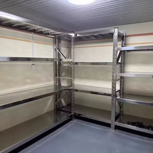 Heavy-<strong>Duty</strong> 304 Stainless Steel Shop Rack <strong>Storage</strong> Shelve with Commercial Industrial Adjustable Legs Thickened Supermarket <strong>Shelf</strong> - Product Image 5