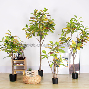 ต้นไม้ปลอม Codiaeum ต้นคริสมาสต์ปีใหม่ใหม่ล่าสุดสำหรับตกแต่งโรงแรม - Product Image 6