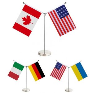 High Quality <b>Small</b> Mini <b>Desk</b> Flag Fast Delivery From China Factory Wholesale for All Countries Office Use - Product Image 1