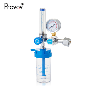 Độ chính xác cao lưu lượng kế đơn đo áp suất đo lưu lượng kế y tế điều chỉnh oxy với chai tạo độ ẩm - Product Image 2