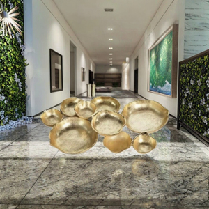 Plateau de rangement pour bijoux en métal œil du diable, décoration créative d'entrée de maison pour présentation de mariage - Product Image 3