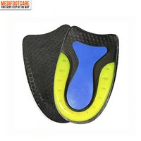 Coussinets de talon en gel pour fasciite plantaire, semelles en silicone pour la protection du talon, semelles intérieures pour épine calcanéenne et soulagement de la douleur, coussinets en gel amortissants