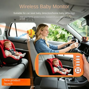 Monitor para Bebés de 5 Pulgadas con Audio Bidireccional Inalámbrico, Wi-Fi, Alarmas de Llanto y Temperatura, para Uso en Casa y Auto, Monitoreo del Sueño del Bebé - Product Image 1