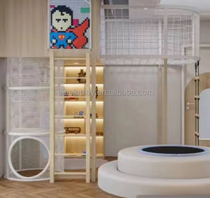 Eibele per bambini sala giochi sensoriale al coperto <span class=keywords><strong>palestra</strong></span> cubo scimmia bar parete di roccia per bambini arrampicata parete per bambini - Product Image 4