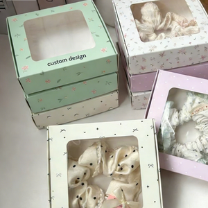 Caja de Embalaje de Papel con Ventana de Diseño Gratuito, Solución de Embalaje Plegable Personalizada para Cosméticos, Caja de Regalo, Cajas de Embalaje de Papel para Juguetes - Product Image 1