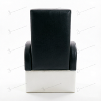 Sillón de Pedicura de Lujo para Salón de Uñas, Plataforma Negra con Ducha, Silla de Masaje para Manicura y Pedicura, Spa para Pies, Silla de Masaje para Pies