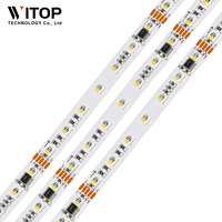 Bande LED RGBW à pixels DMX512 RS485 DC12V 24V IP68 entièrement étanche pour piscine, fontaine, projet paysager extérieur
