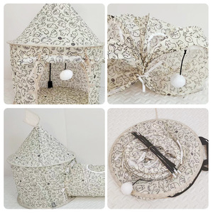 Nieuw Huisdierenspeelgoed Spring Rond En Speel Met De Kattenstoktunnel Tent Combo Kattentunnel - Product Image 4