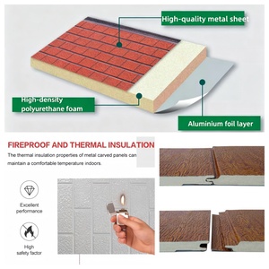 Panneau métallique sculpté pour la protection de l'environnement, idéal pour la rénovation de bâtiments anciens, utilisation <span class=keywords><strong>extérieure</strong></span>, hôtels, ateliers, léger et imperméable - Product Image 5