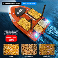 Bateau de pêche à appâts GPS V802Pro avec sonar de balayage latéral, double antenne, 4 compartiments améliorés, 160 positions d'ancrage, pilote automatique