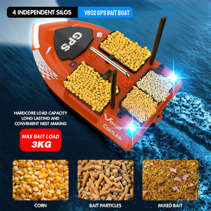 เรือตกปลา V802Pro GPS พร้อมโซนาร์สแกนด้านข้าง เสาอากาศคู่แบบเสริม ช่องใส่เหยื่อ 4 ช่อง ตำแหน่งจอดเรือ 160 จุด ระบบขับเคลื่อนอัตโนมัติ - Product Image 2