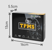 TPMS 360HX-04 dengan 4 Sensor Terintegrasi Tenaga Surya Layar LCD Garansi 1 Tahun
