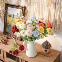 Fleur artificielle de camélia en gros pour la décoration de la maison, les bouquets de mariage, les murs fleuris et les décors de mariage INS