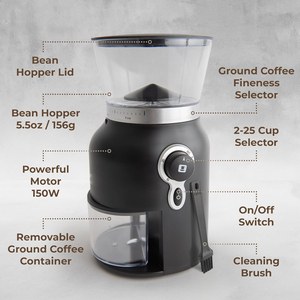 Molinillo de Café Eléctrico Automático de Alta Calidad, Máquina para Moler Granos de Café - Product Image 3