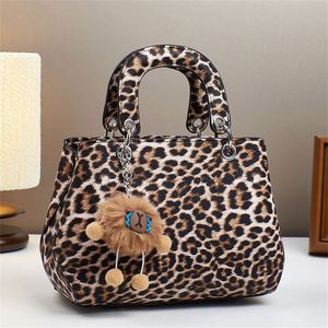 Mini Totes Trendy Leopard Crossbody Sling Bag Waterproof PU Handbags for Women - Product Image 3