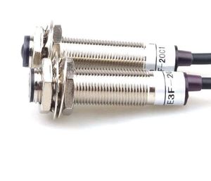 Sensor fotoeléctrico de inducción por haz láser E3F-20C/20L M12 de tres hilos NPN normalmente abierto de 20 metros, sensor infrarrojo - Product Image 1