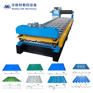 840 Metal Roofing <b>Sheet</b> Molding Machine Single Layer Aluzinc Roofing Roll Forming Machine Stainless Steel Roll Forming Machine - Product Image 2